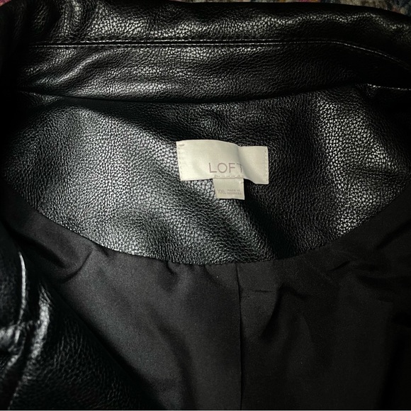 Loft Pebbled Leather Jacket - Picture 3 of 5